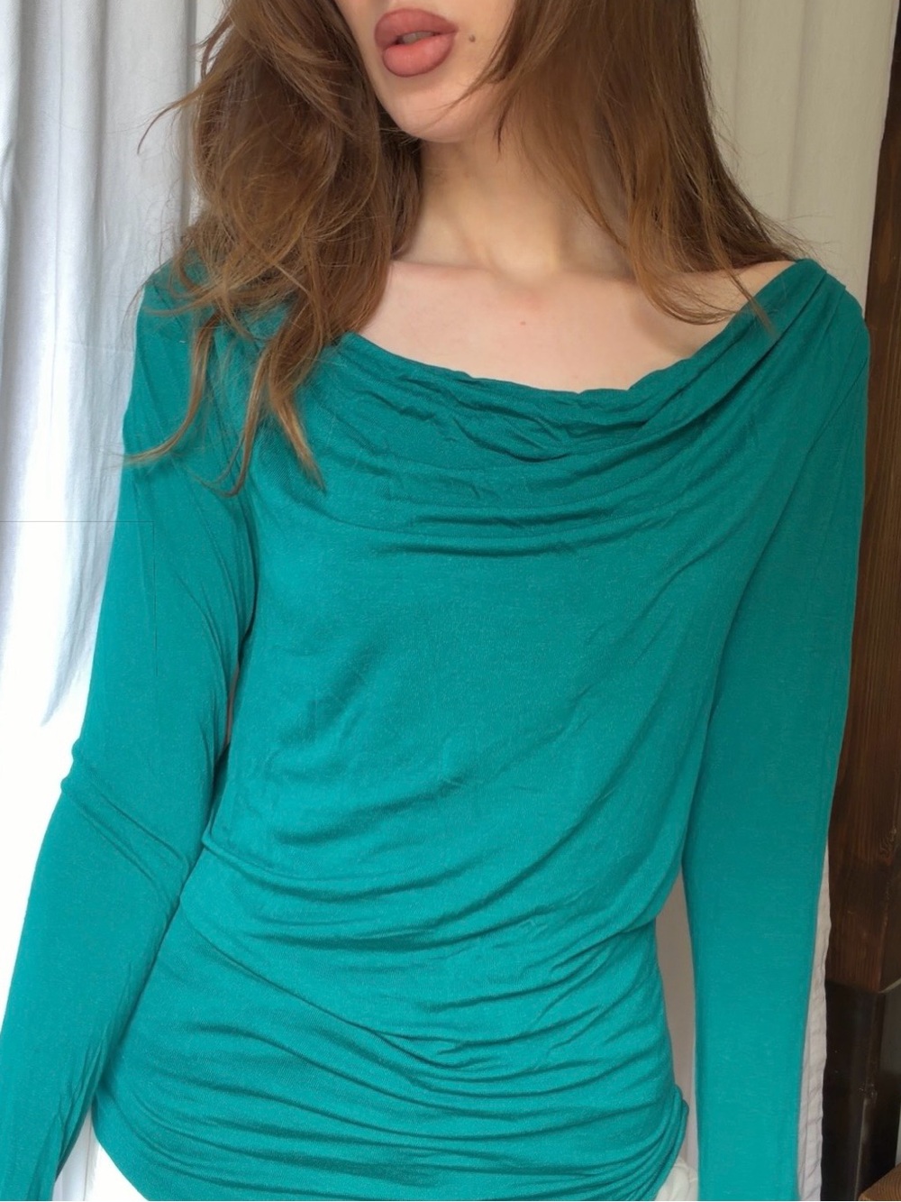 💙Vintage // Teal Long-Sleeve Top💙
